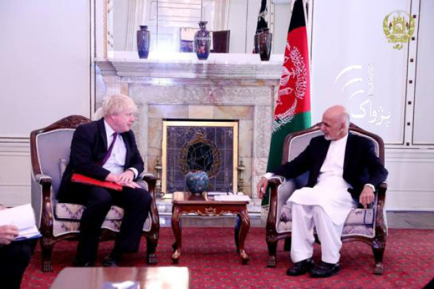Johnson Meets Afghan Leaders on Security,  Counter Terror